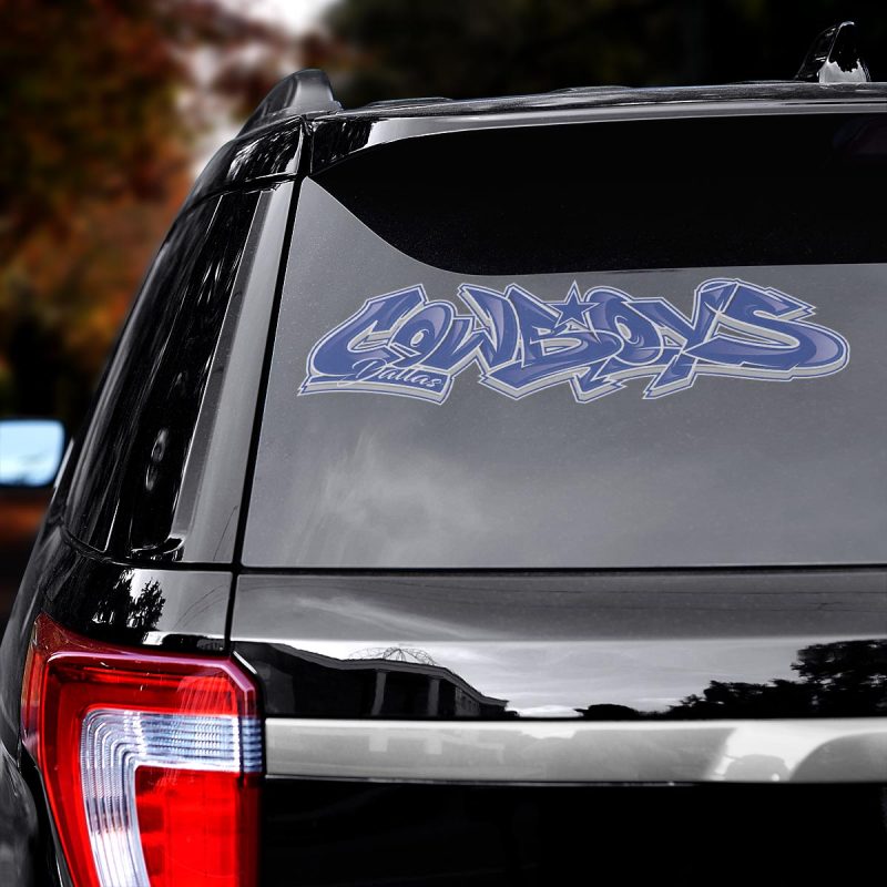 NFL Dallas Cowboys-Graffiti Vinyl Bumper, Laptop, Wall Decor, Decal ...