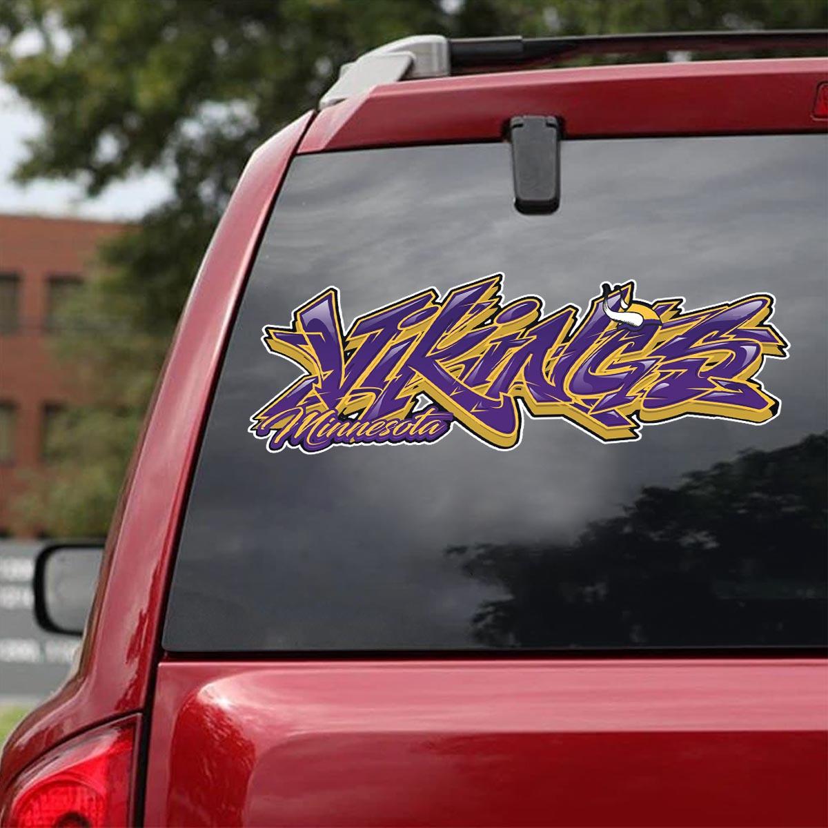 Minnesota Vikings Vinyl Sticker Decals