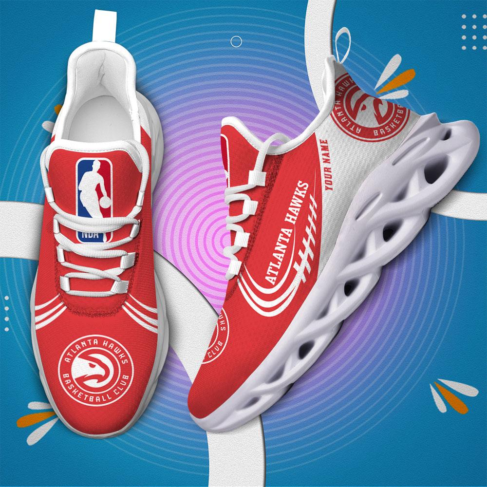 DS006-NBA01-Atlanta Hawks-Personalized Max Soul Shoes M16 Perfect Gift ...