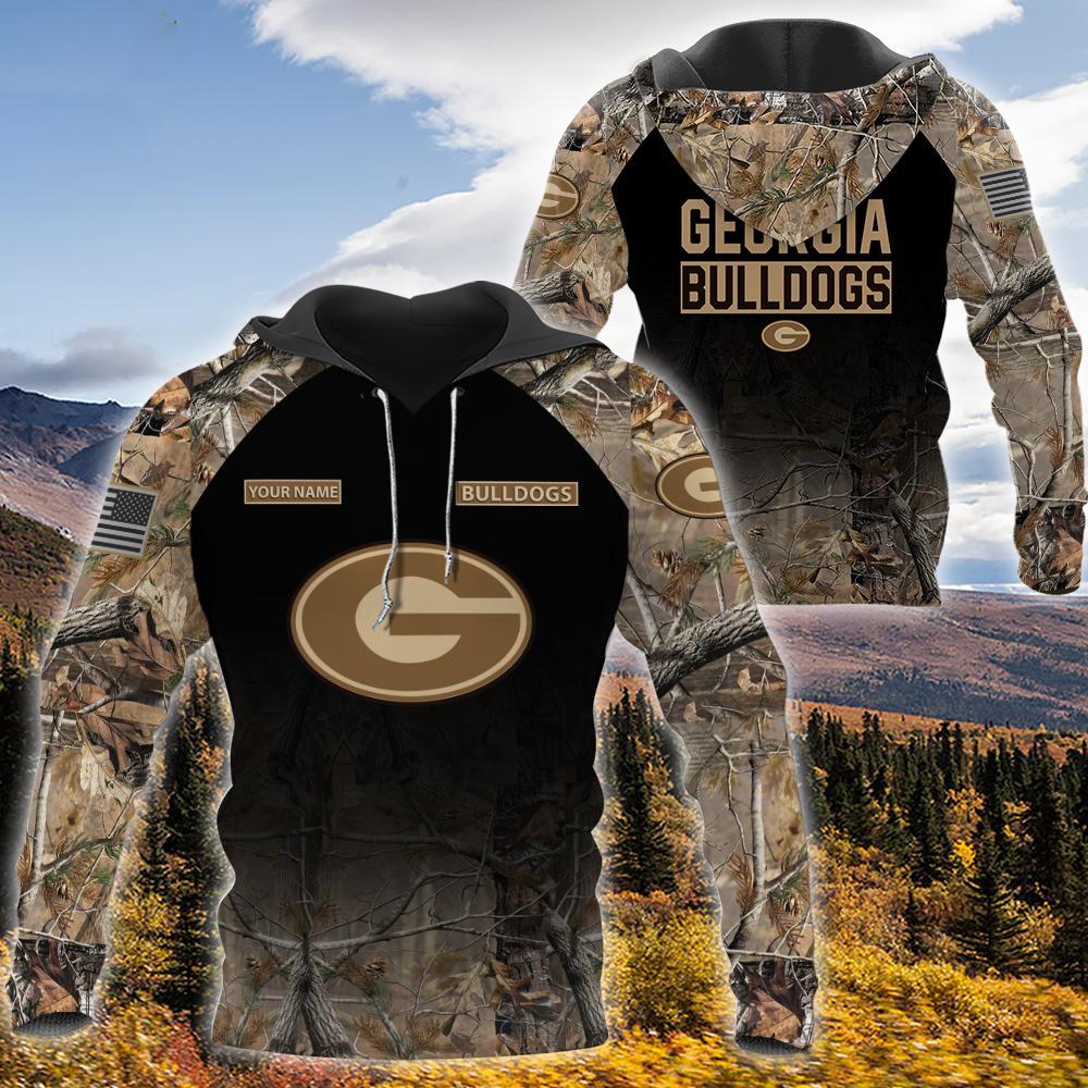 Camo georgia shop bulldogs hoodie