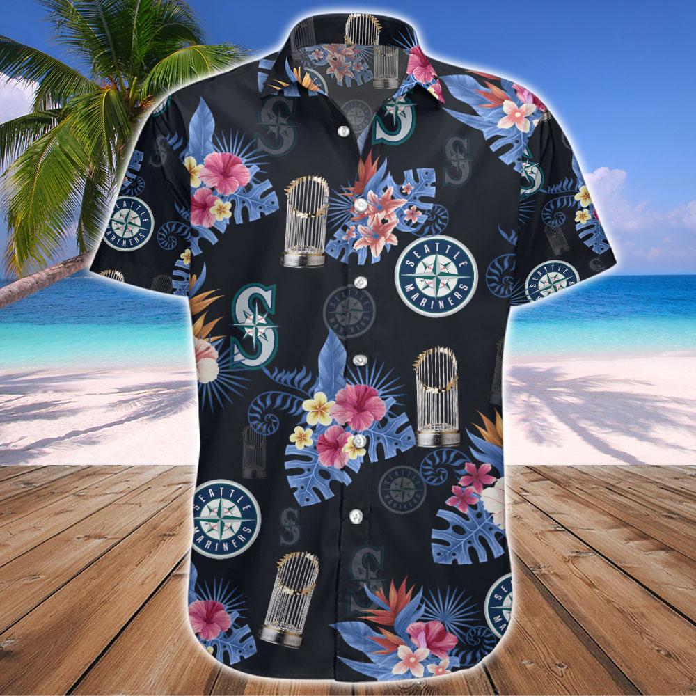 DS001-MLB25-Seattle Mariners Stanley Cup Hawaiian Shirt Perfect Gift ...