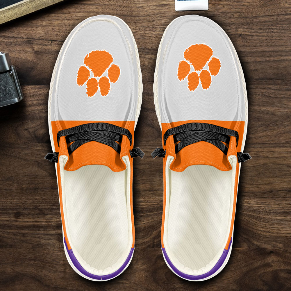 Clemson Tigers Hey Dude Shoes – Custom name – Beemain