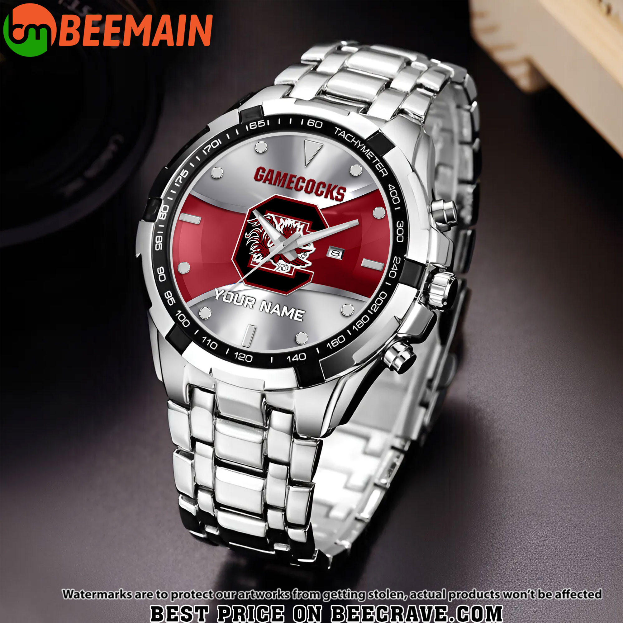 ZNCAA South Carolina Gamecocks - Alloy Men Quartz Watch - Custom Name