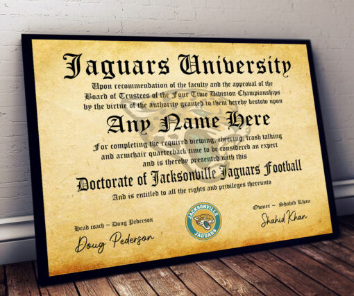 NFL Any Team - Personalized Football Certificate Poster - Image 21