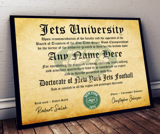 NFL Any Team - Personalized Football Certificate Poster - Image 28