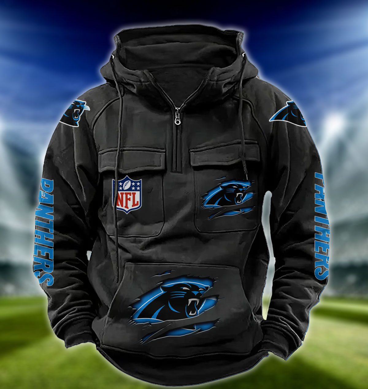 NFL Carolina Panthers – Vintage Hoodie Perfect Gift