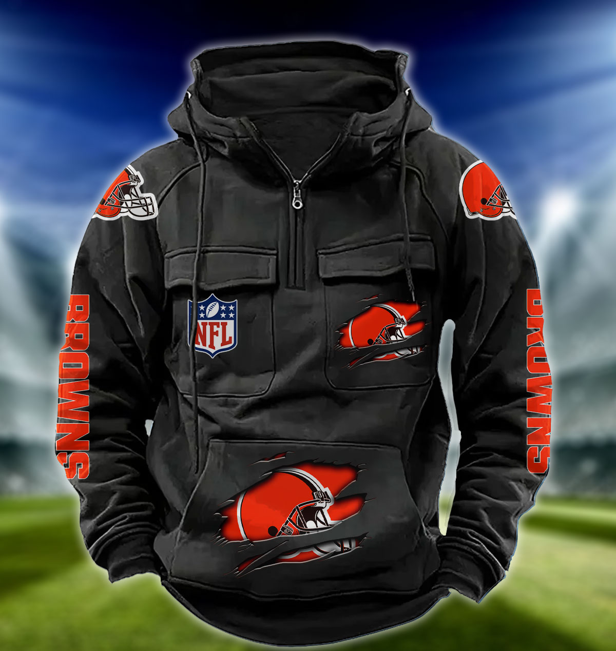 NFL Cleveland Browns – Vintage Hoodie Perfect Gift