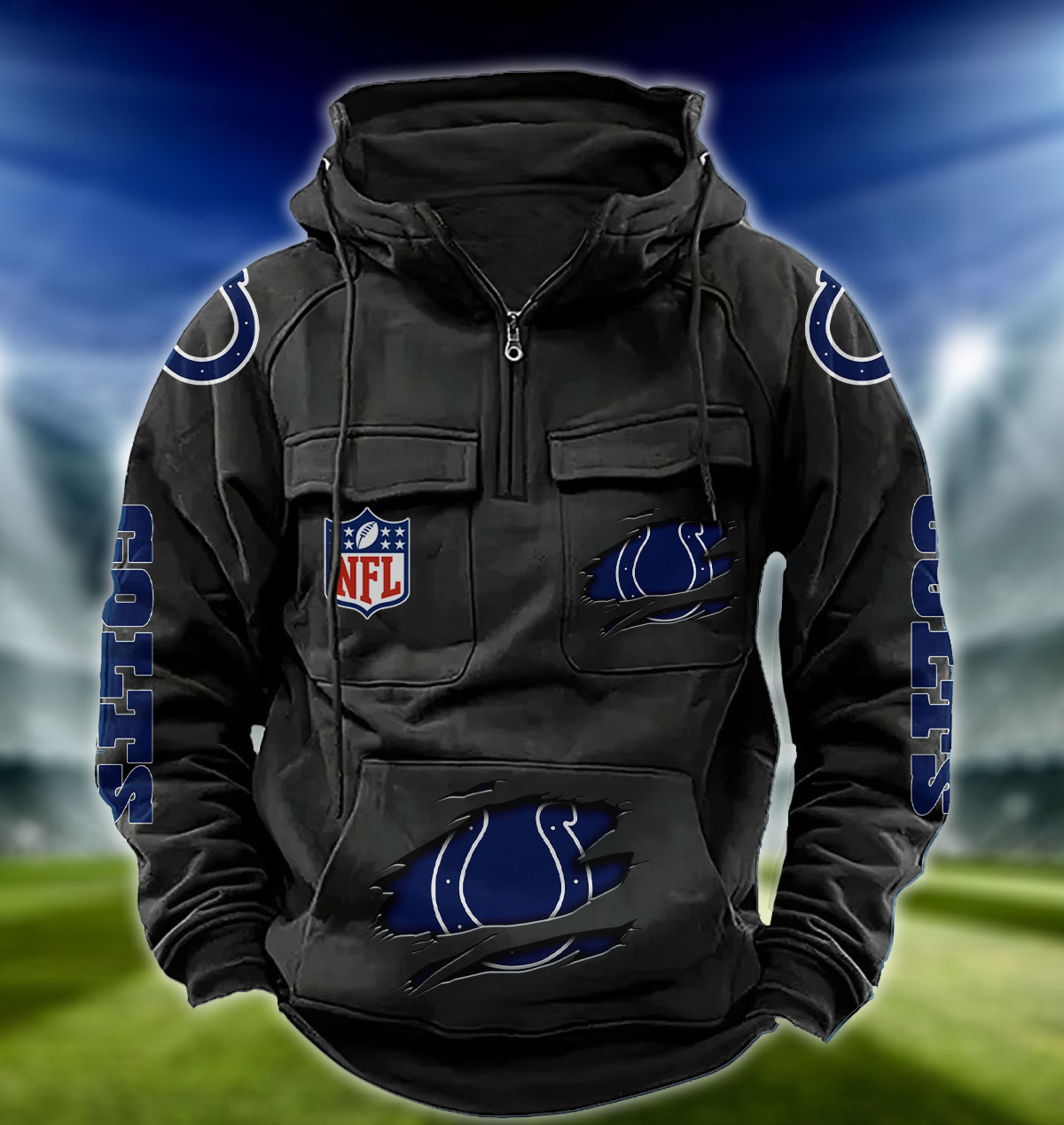 NFL Indianapolis Colts – Vintage Hoodie Perfect Gift