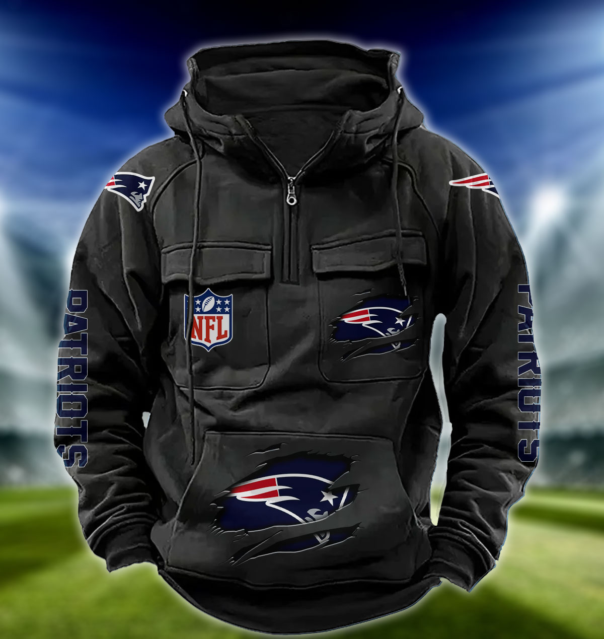 NFL New England Patriots – Vintage Hoodie Perfect Gift