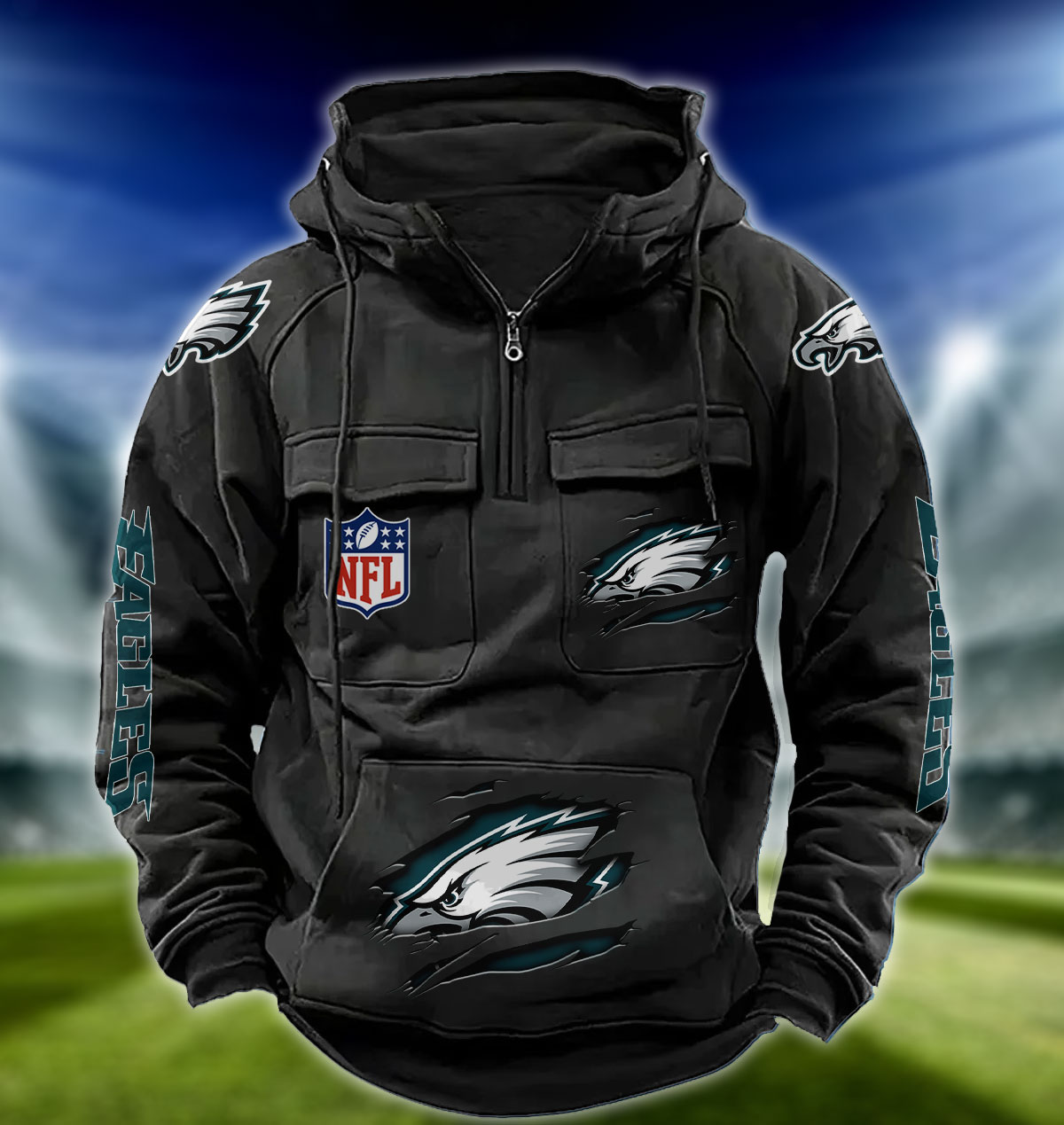 NFL Philadelphia Eagles – Vintage Hoodie Perfect Gift