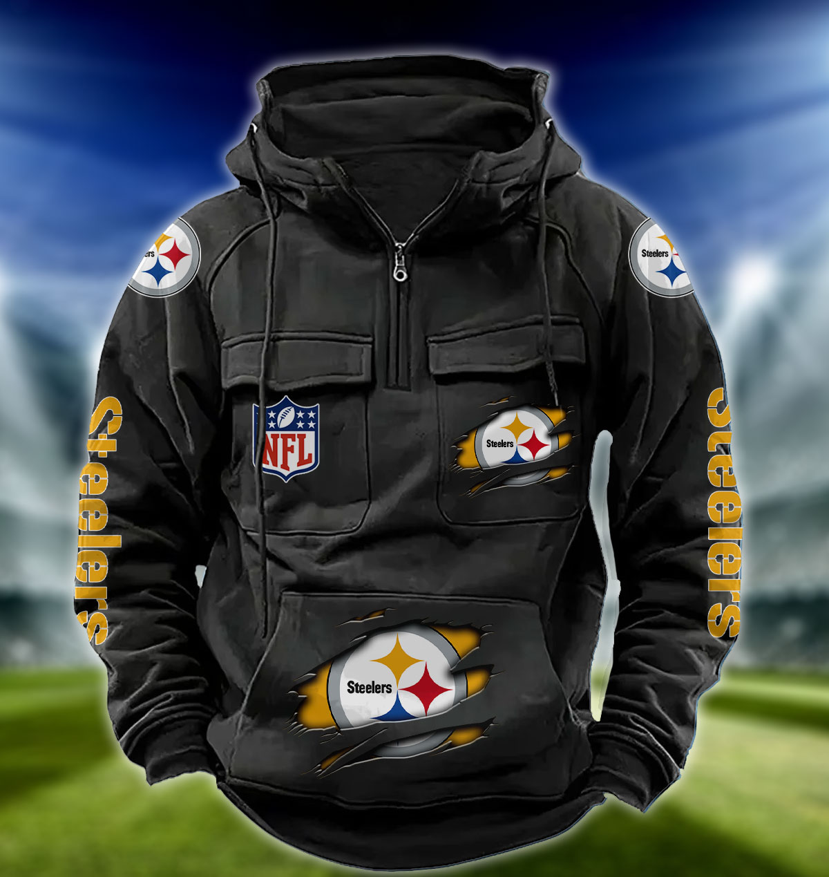 NFL Pittsburgh Steelers – Vintage Hoodie Perfect Gift