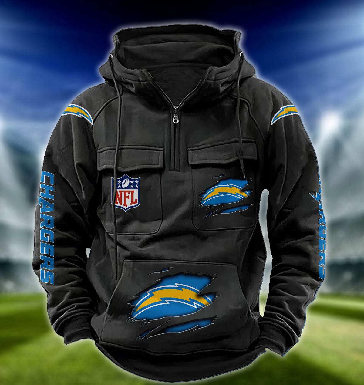 NFL Los Angeles Chargers – Vintage Hoodie Perfect Gift
