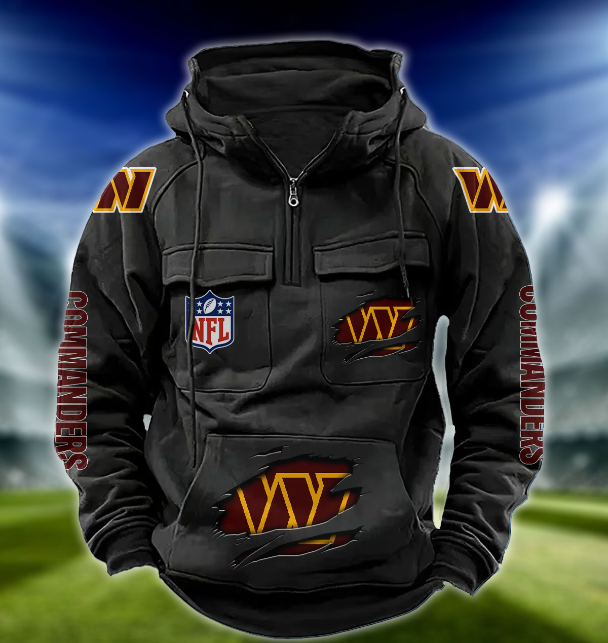 NFL Washington Commanders – Vintage Hoodie Perfect Gift