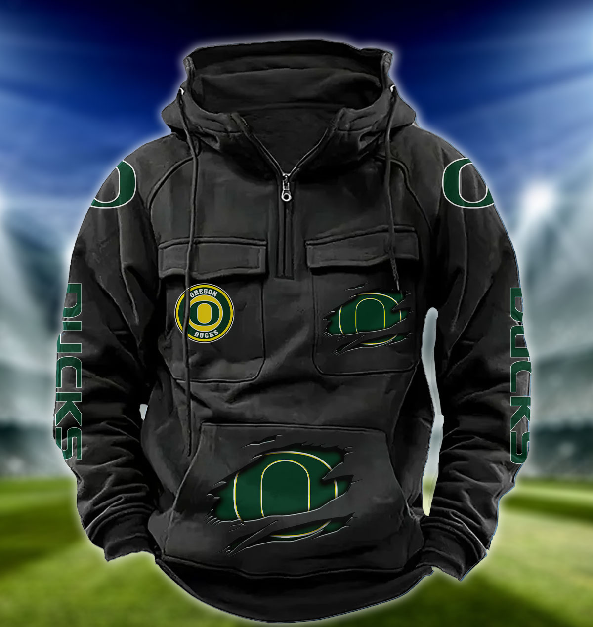 ZNCAA Oregon Ducks – Vintage Hoodie Perfect Gift