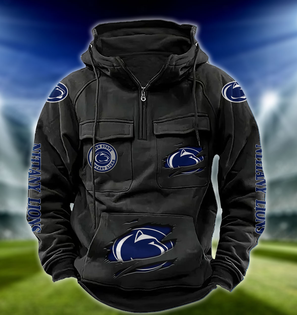 ZNCAA Penn State Nittany Lions – Vintage Hoodie Perfect Gift